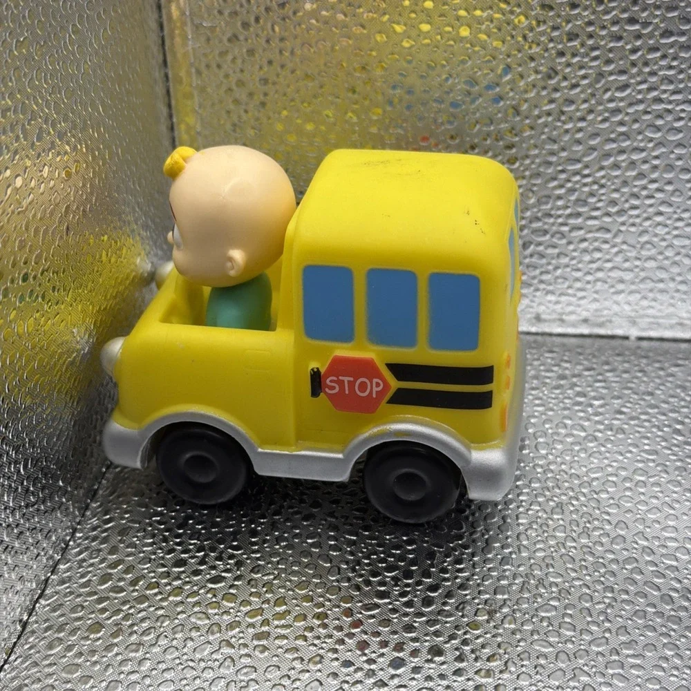 Cocomelon Official Mini Vehicle School Bus JJ Figure